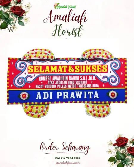 Papan Bunga Ucapan Selamat Temas