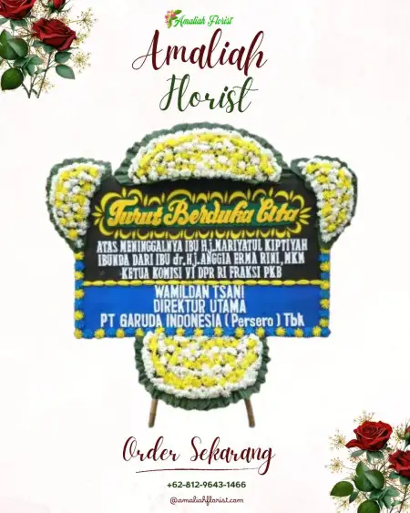 Papan Bunga Duka Temas